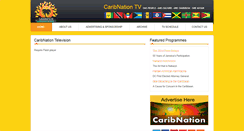 Desktop Screenshot of caribnationtv.com
